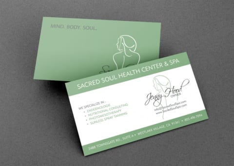 Business Cards Sacred Soul